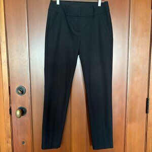 Ann Taylor Loft Julie Skinny ankle black dress pants, sz 0